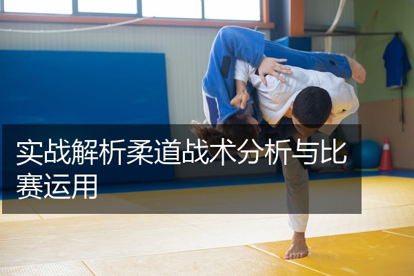 实战解析柔道战术分析与比赛运用